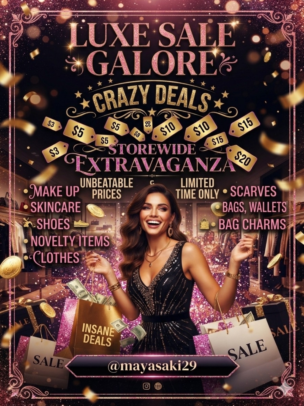 Insane Deals Poster.....SALE SALE SALE